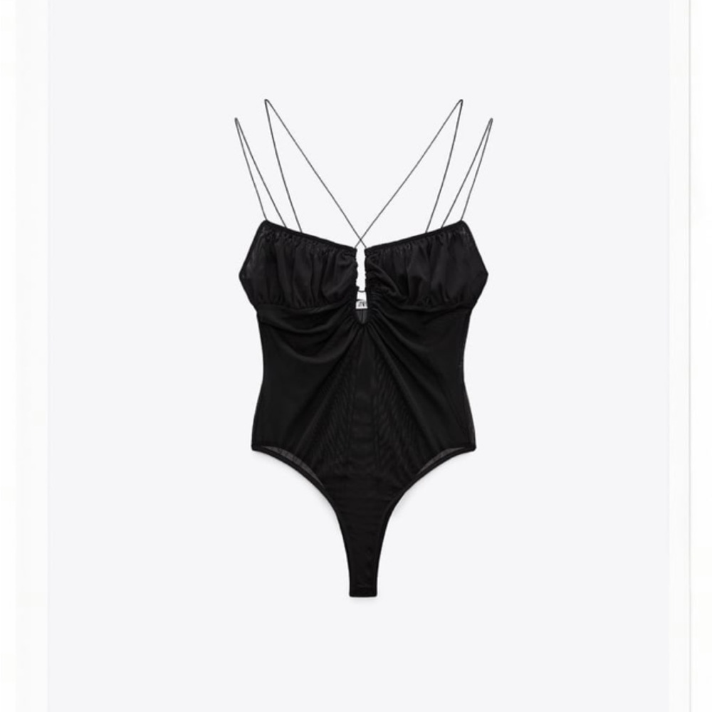 Zara sexy mesh body suit